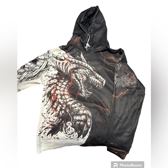 🎉🎉Host Pick🎉🎉 Men’s Hoodie — Dragon size M NWT - Picture 4 of 5